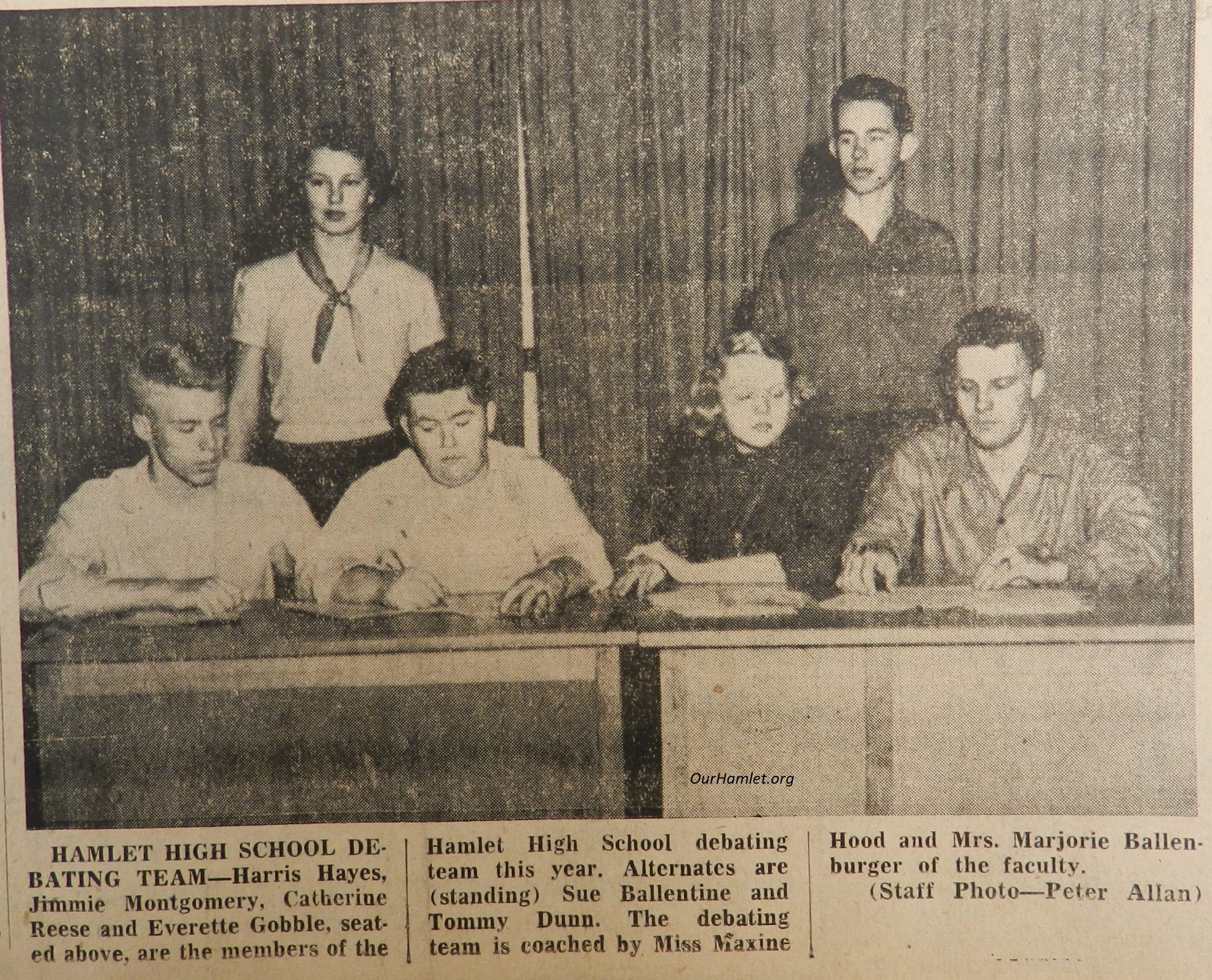 1954 HHS Debate Team OH.jpg