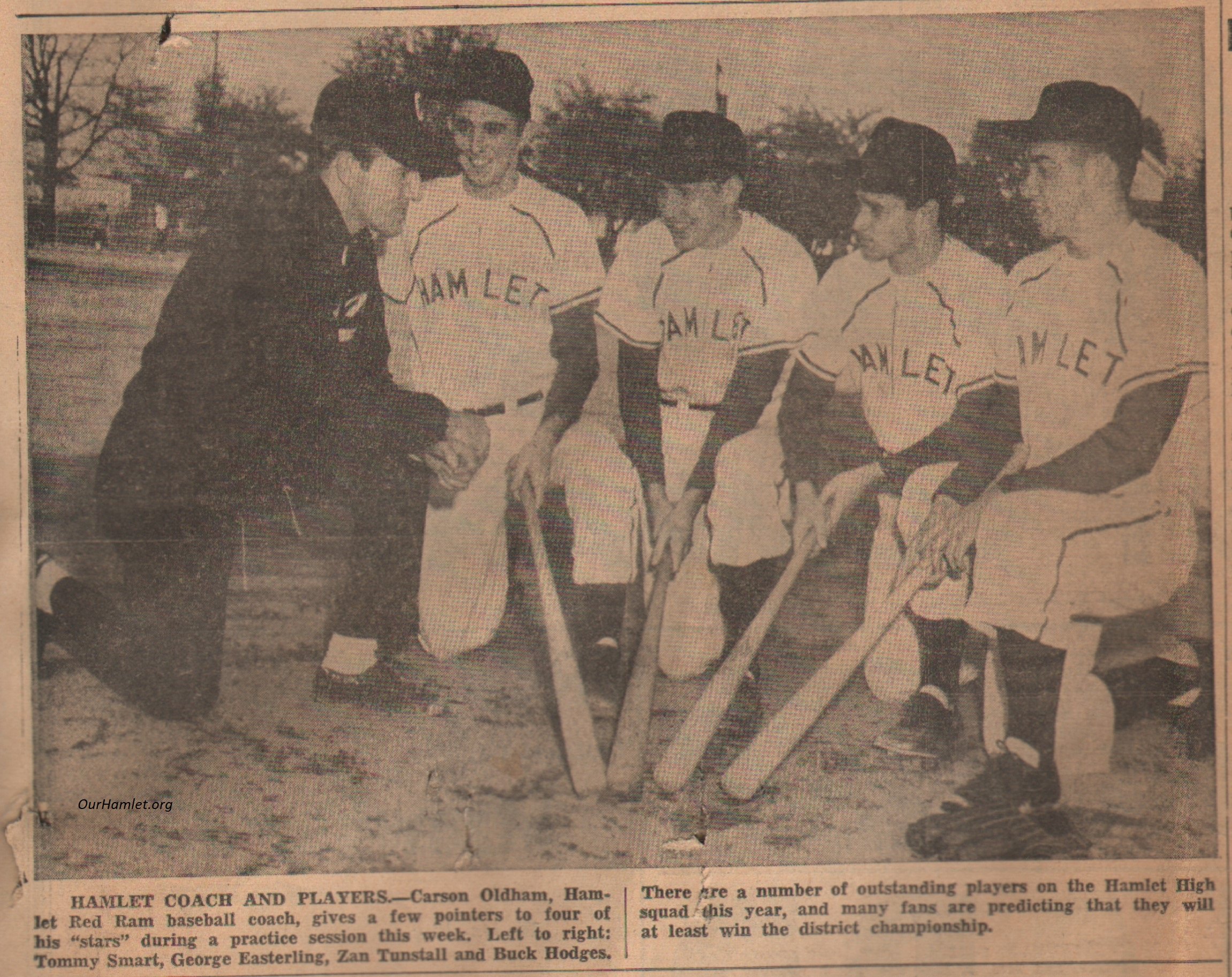 1959 HHS Baseball players OH.jpg
