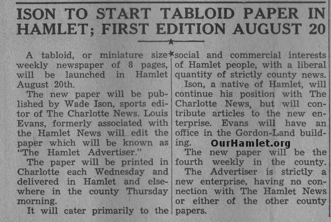Hamlet Advertiser Aug 1936OH.jpg