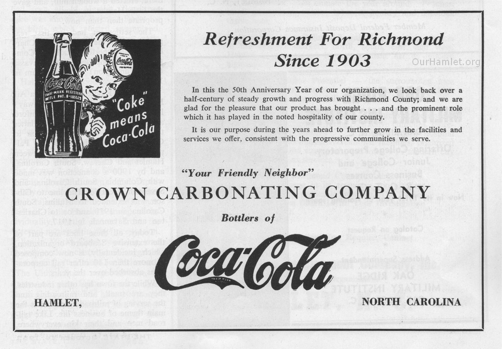 Hamlet Coca Cola 1953 OH.jpg