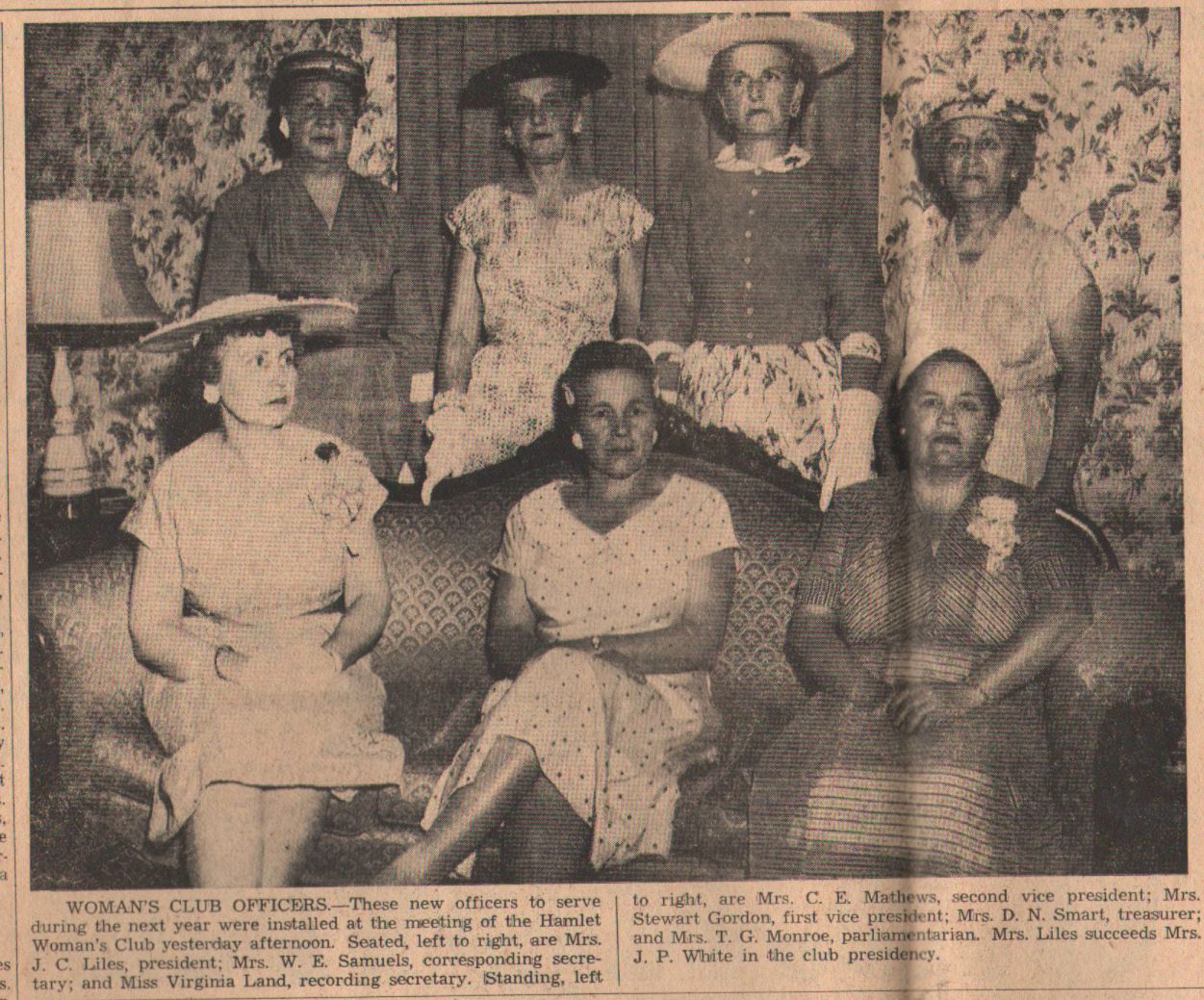1957 Woman's Club Officers.jpg