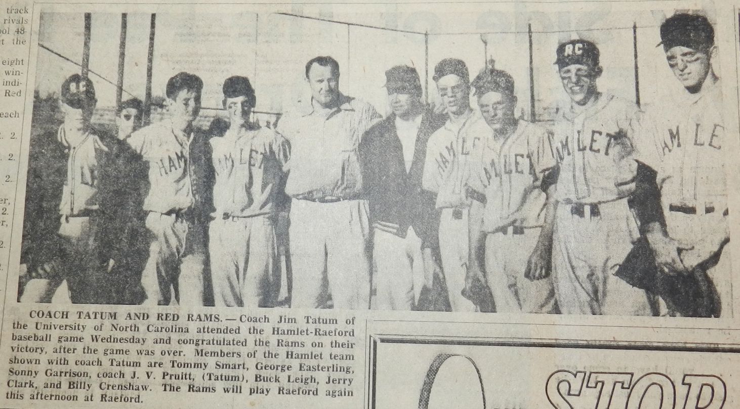 Hamlet High baseball 1958.jpg