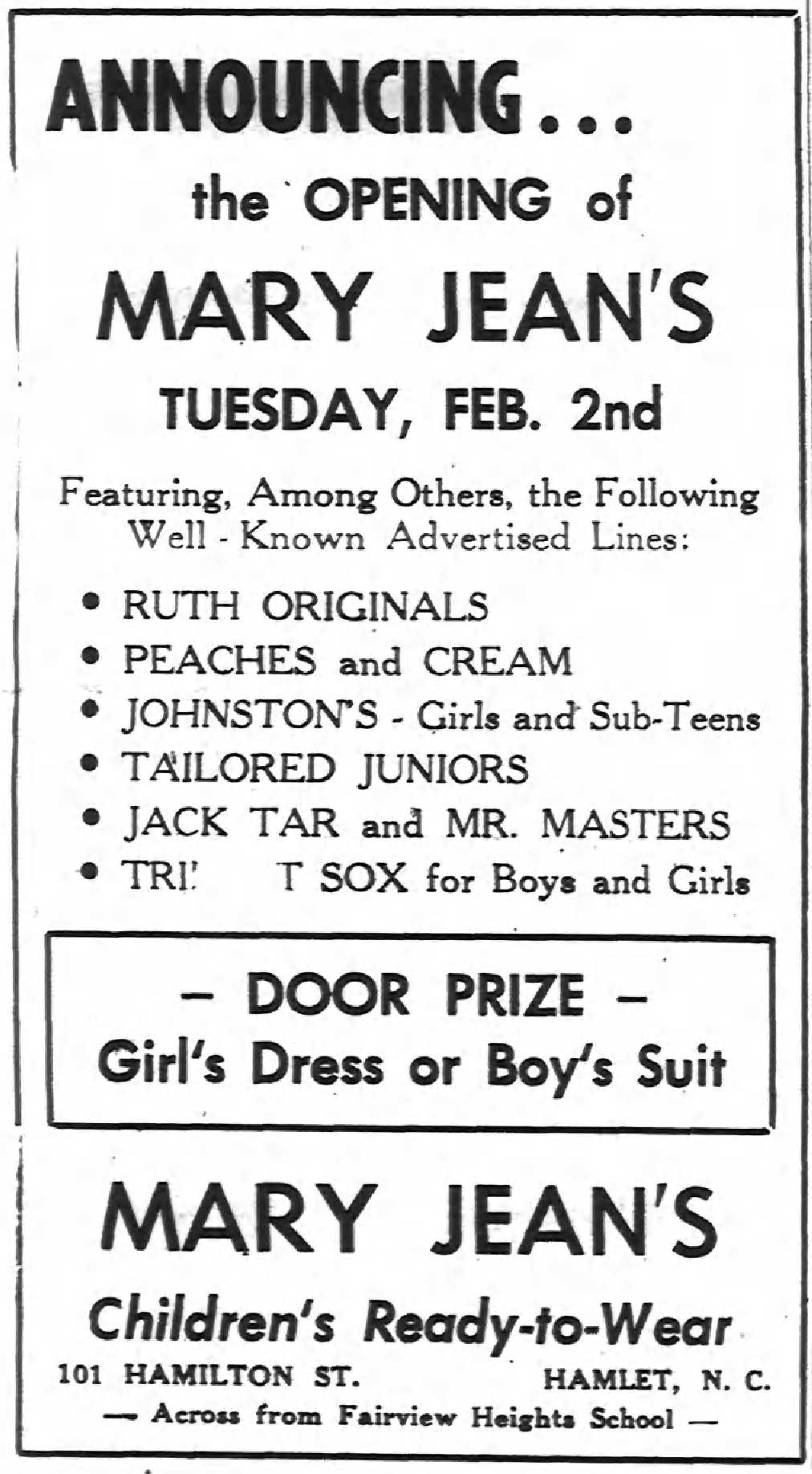 Mary Jean's 1960.jpg