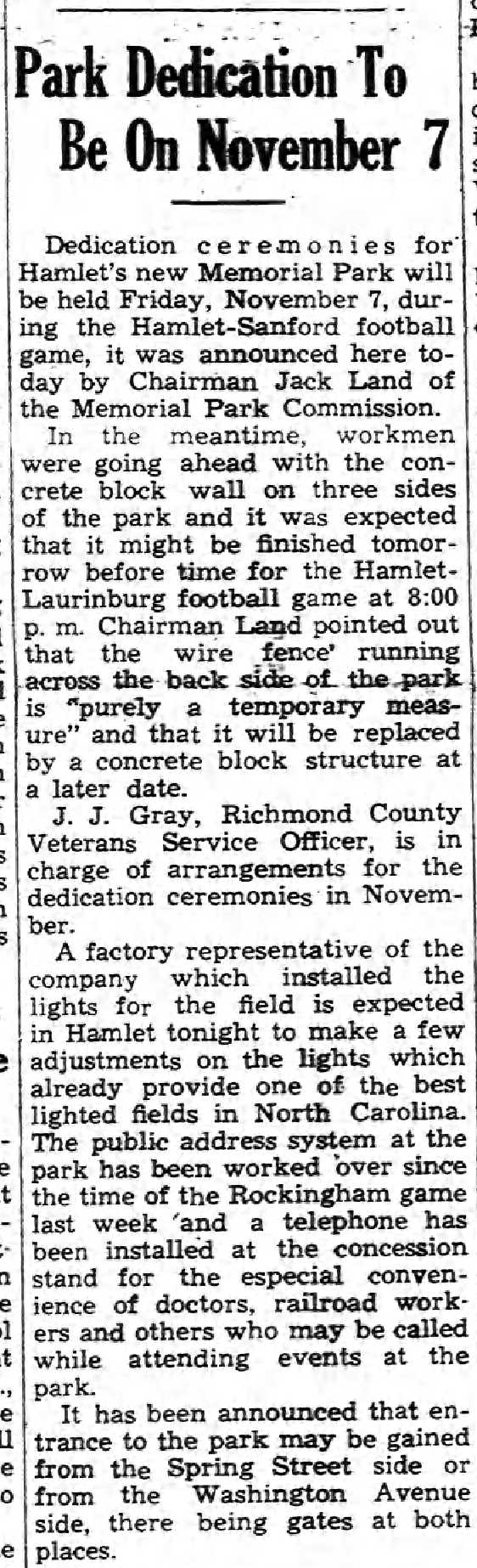 1947 Memorial Park dedication Nov. 7.jpg