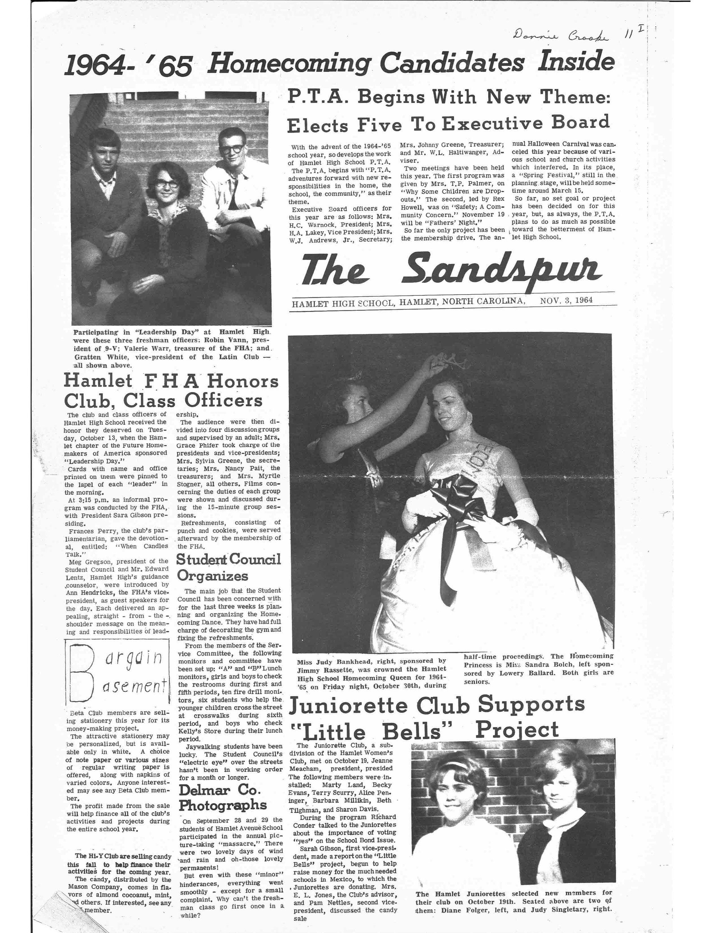 Sandspur November 1964 1.jpg