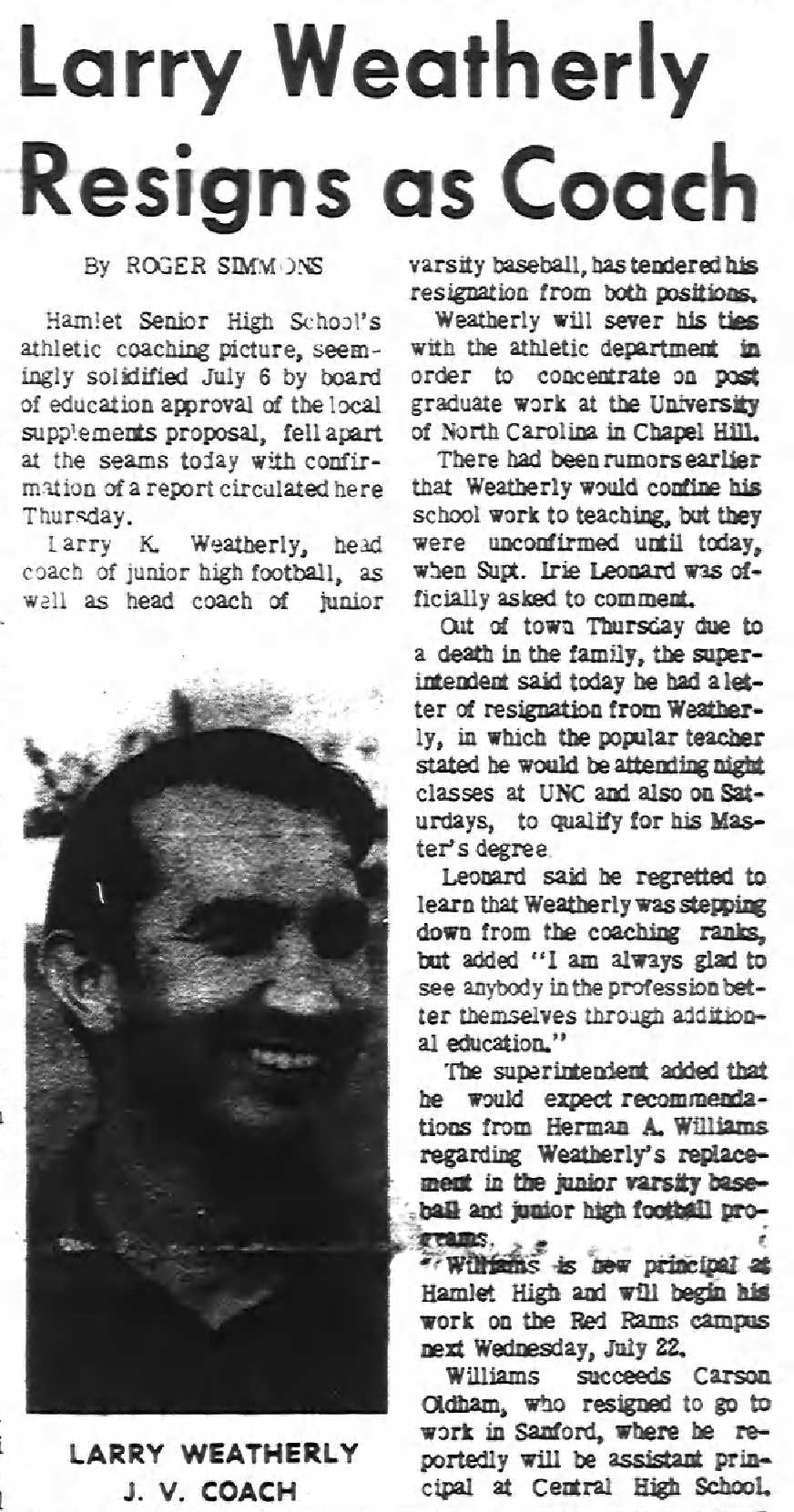 1970 Larry Weatherly resigns.jpg