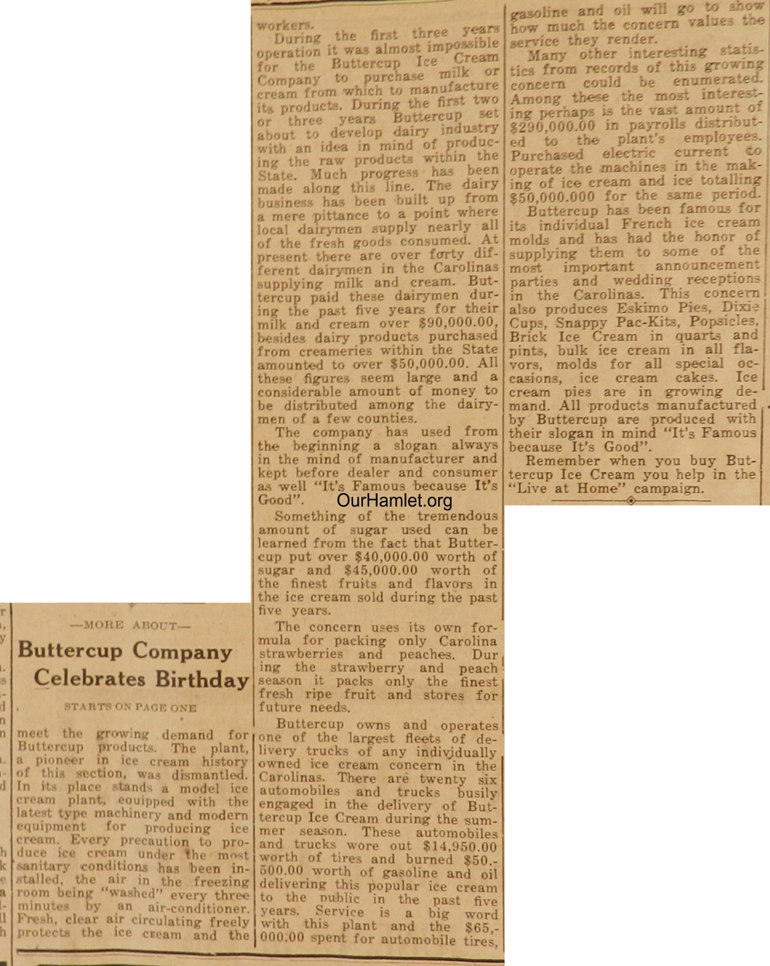 1931 Buttercup anniversary 2 OH.jpg