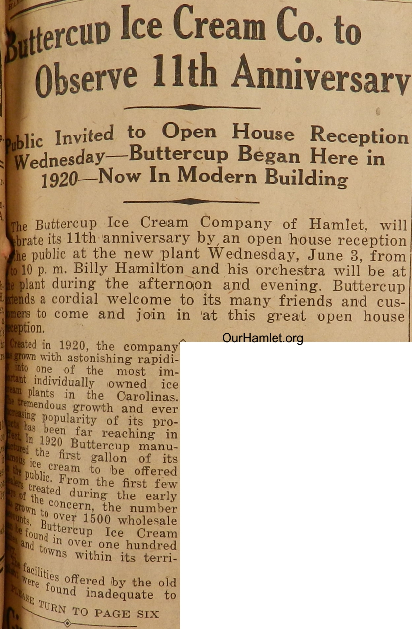 1931 Buttercup anniversary OH.jpg