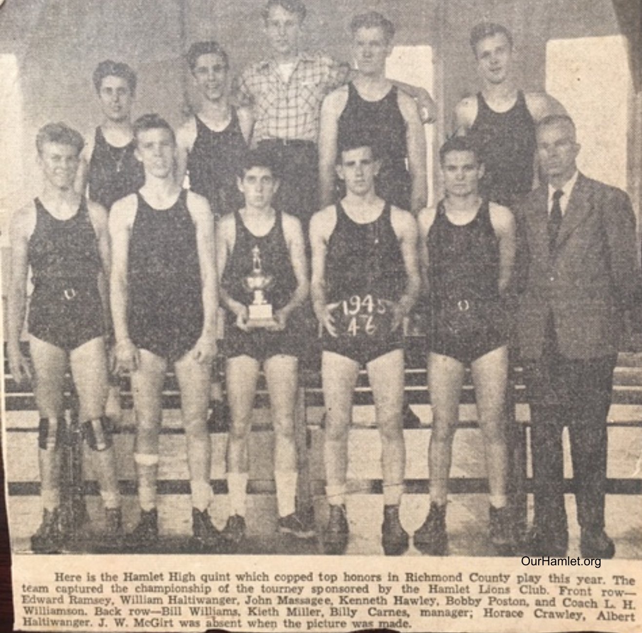 1946 HHS basketball OH.jpg