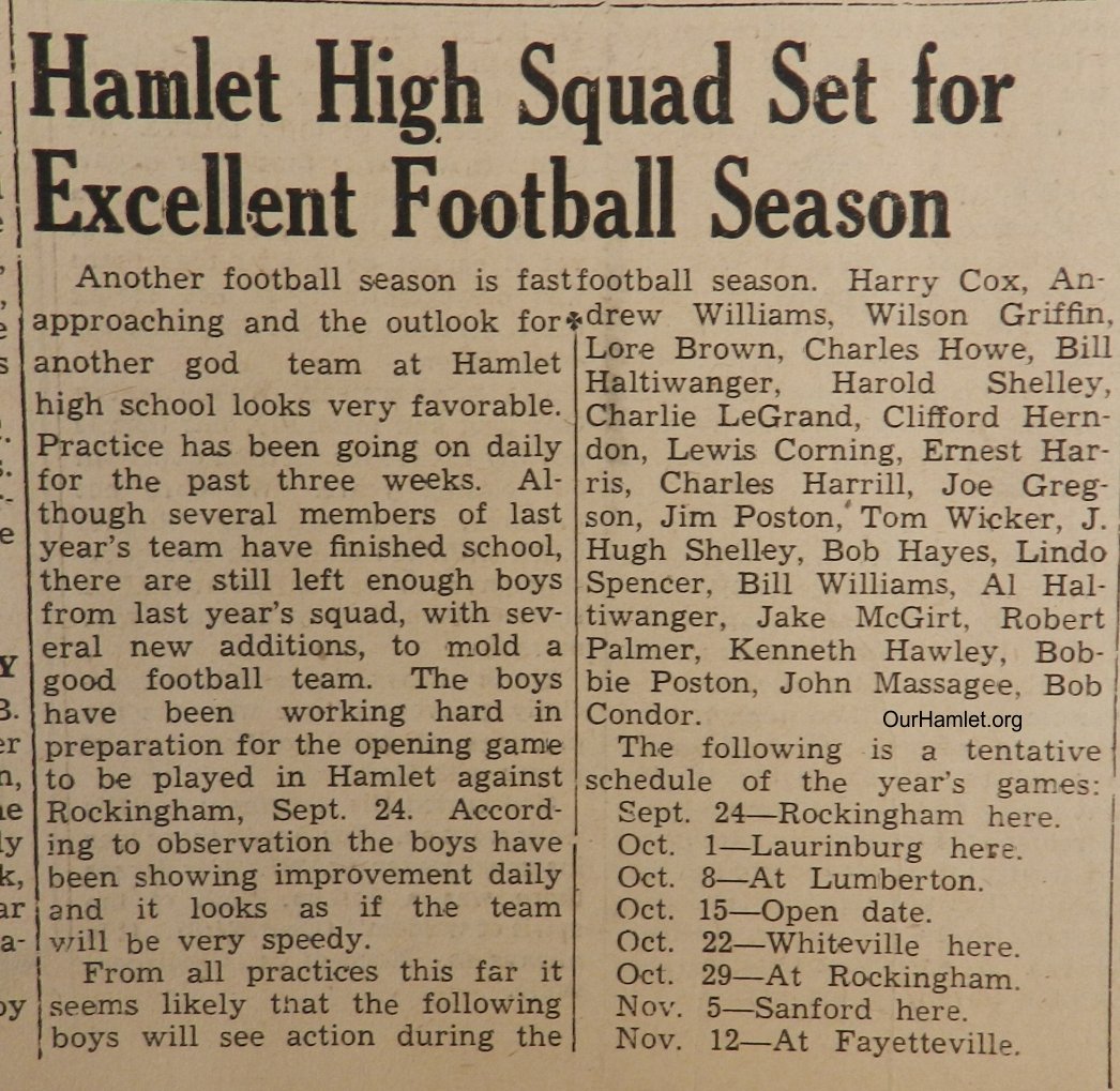 1943 HHS Football OH.jpg