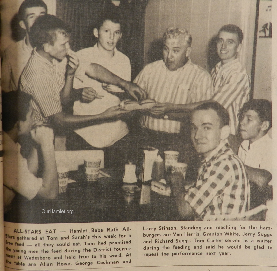 1964 Babe Ruth All-Stars eat OH.jpg