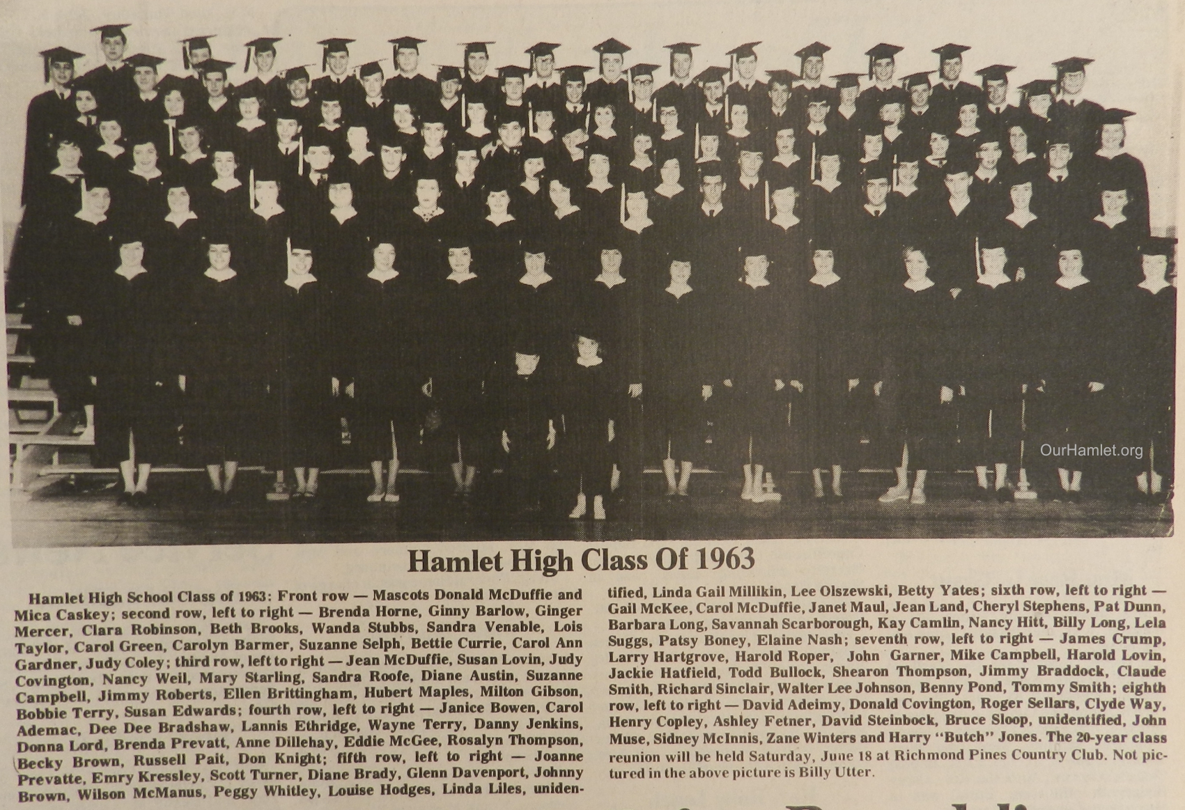 1983 HHS Class of 1963 OH.jpg