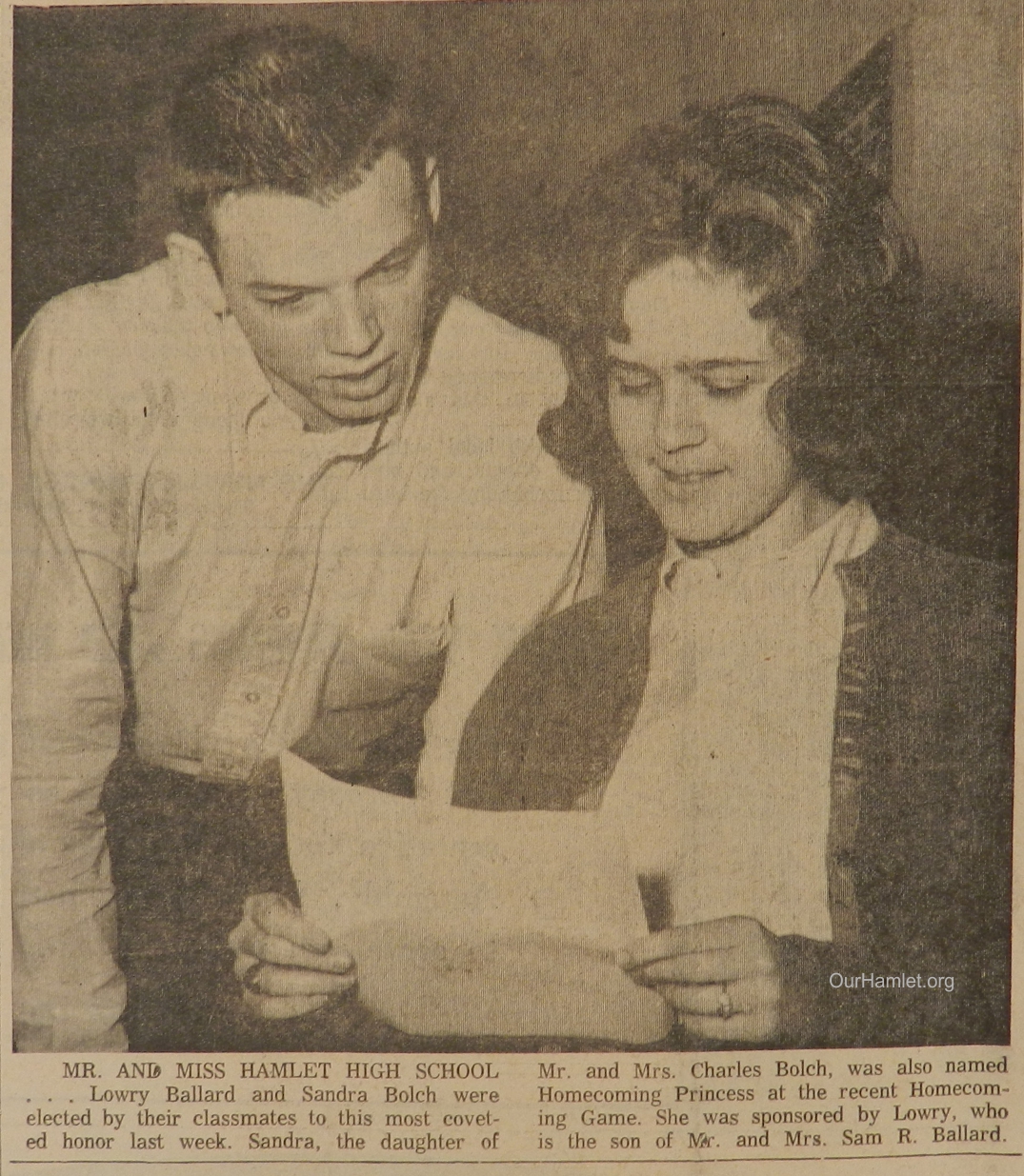 1964 HHS Mr and Miss OH.jpg