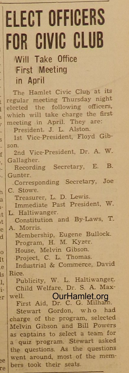 1944 Hamlet Civic Club OH.jpg