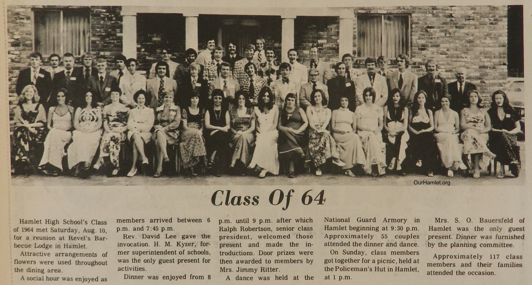 1974 HHS Class of 1964 OH.jpg