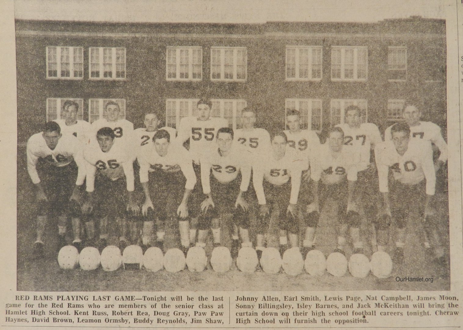 1955 HHS Football seniors OH.jpg