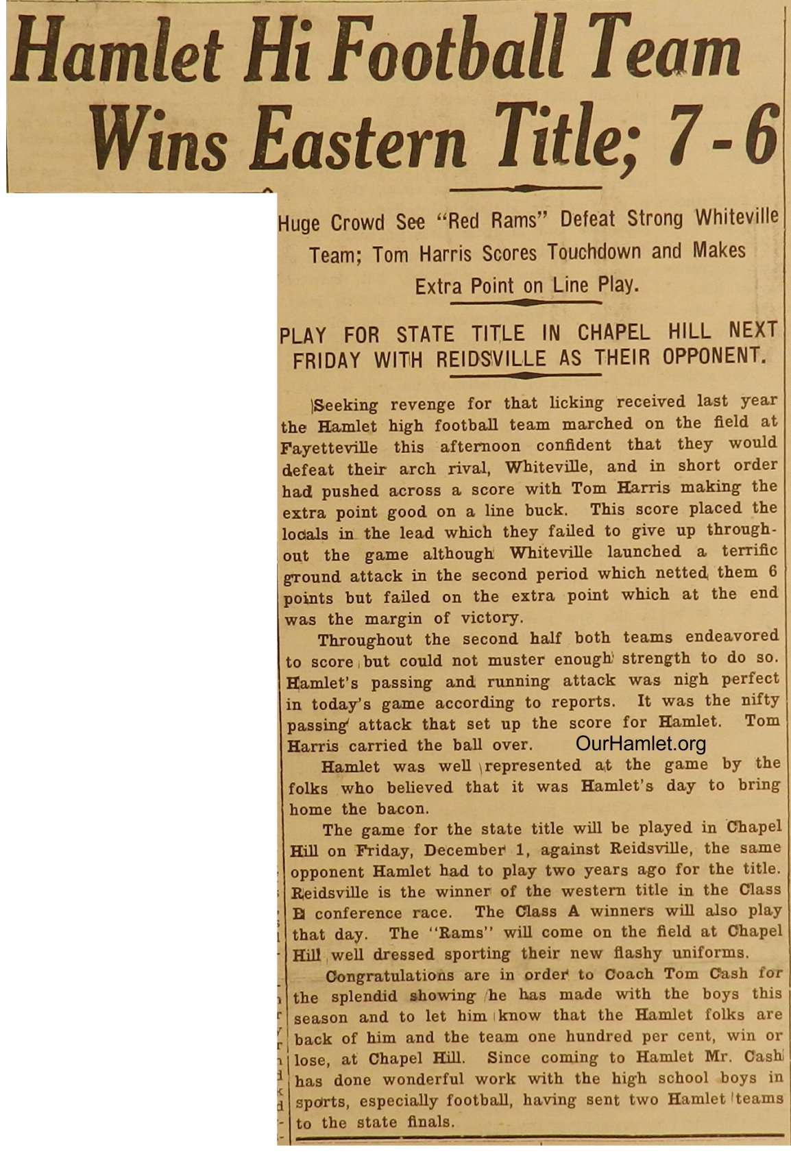 1939 HHS Eastern Title OH.jpg