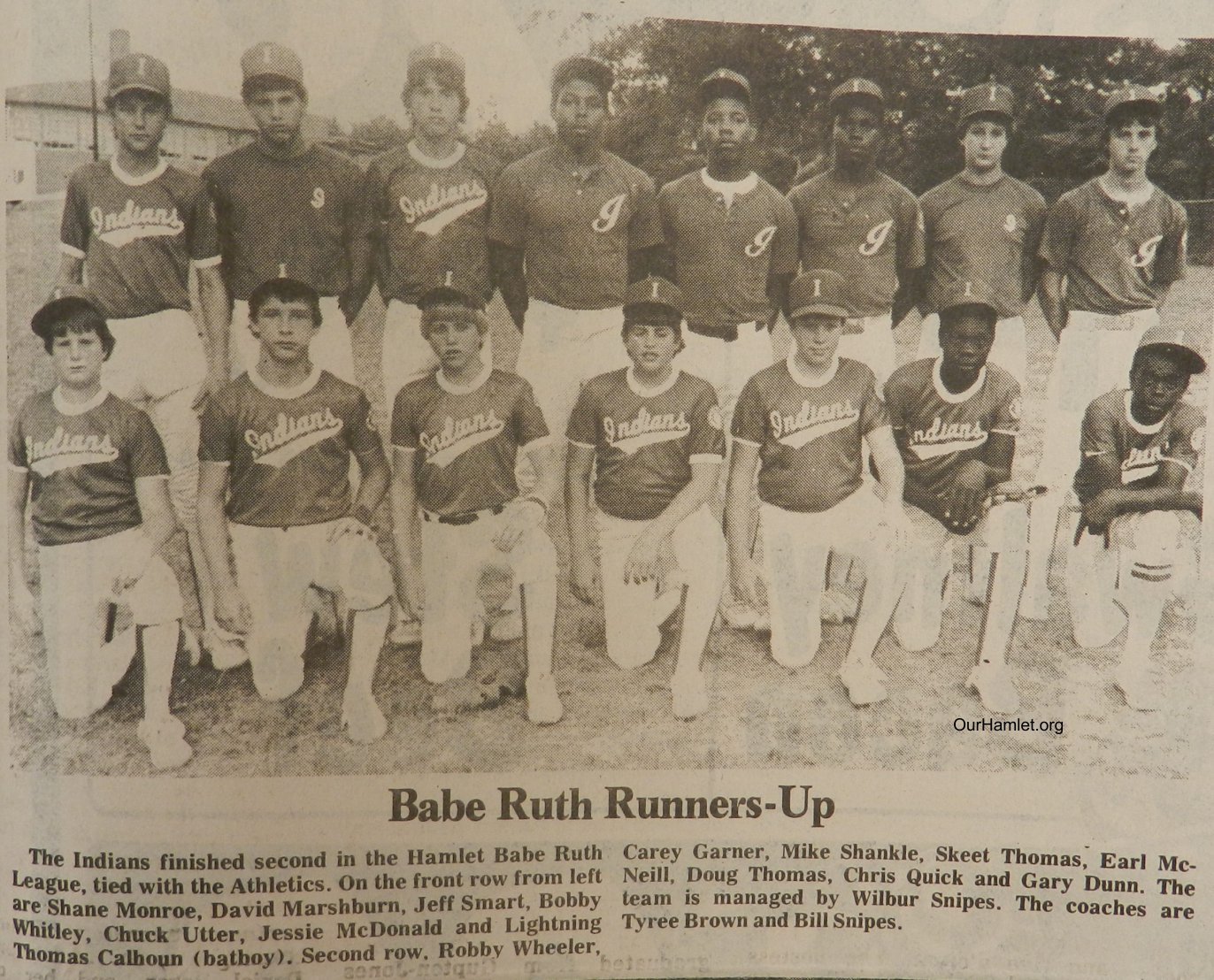 1984 Babe Ruth runner-ups OH.jpg