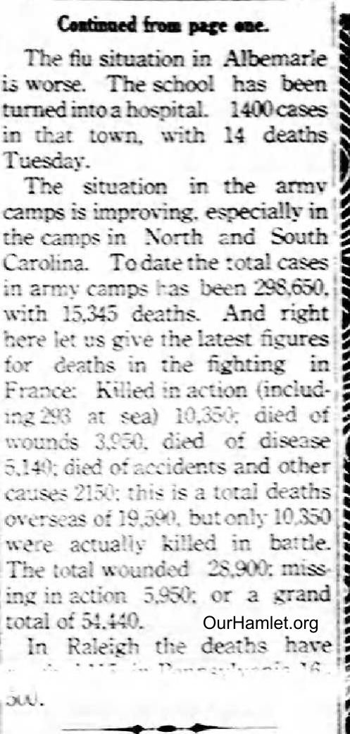 Rockingham NC Post Dispatch October 24, 1918 b OH.jpg