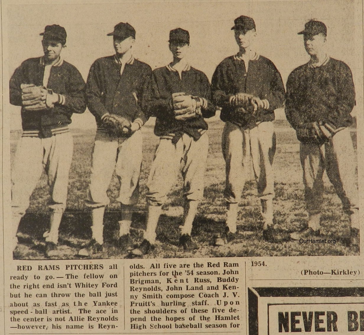 1954 HHS Pitchers OH.jpg
