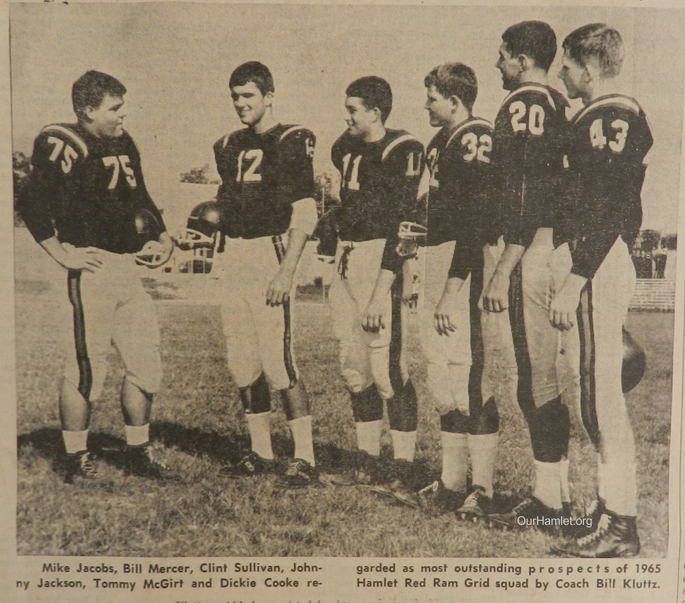 1965 HHS Football players OH.jpg