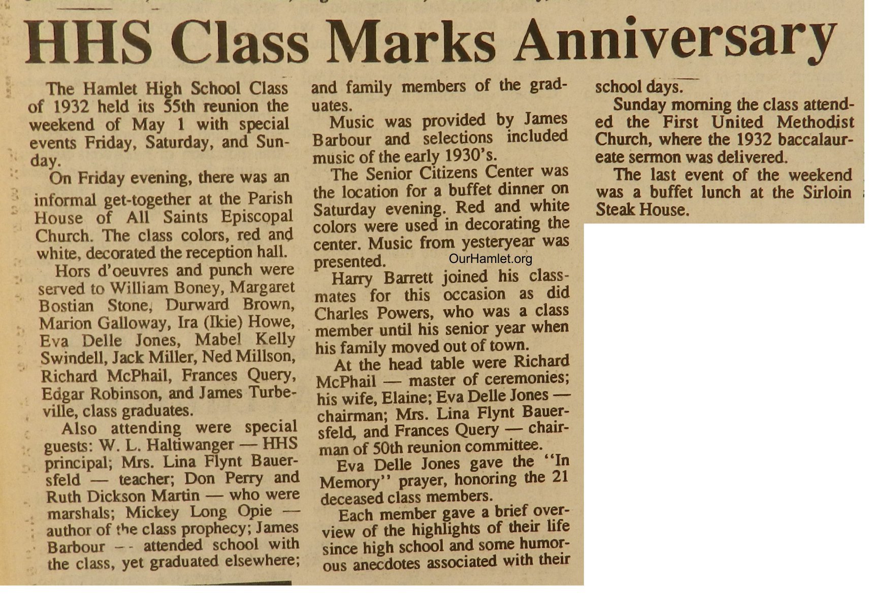 1987 Class of 1932 b OH.jpg