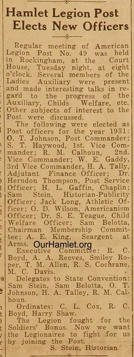 1931 Post 49 officers OH.jpg