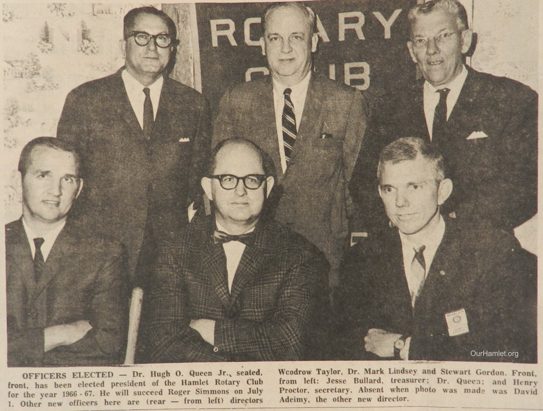 1966 Hamlet Rotary Club OH.jpg