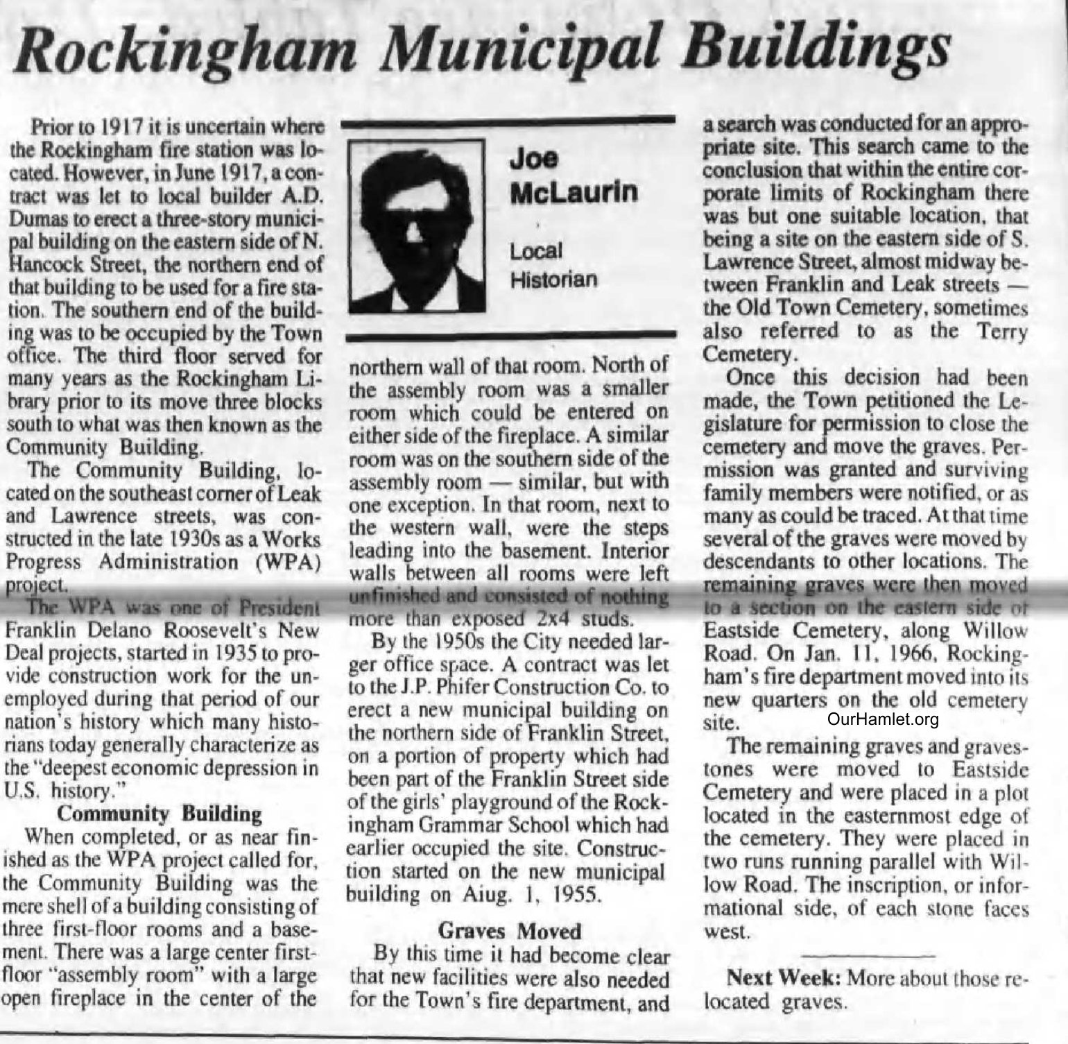Joe McLaurin Rockingham Municipal Buildings OH.jpg
