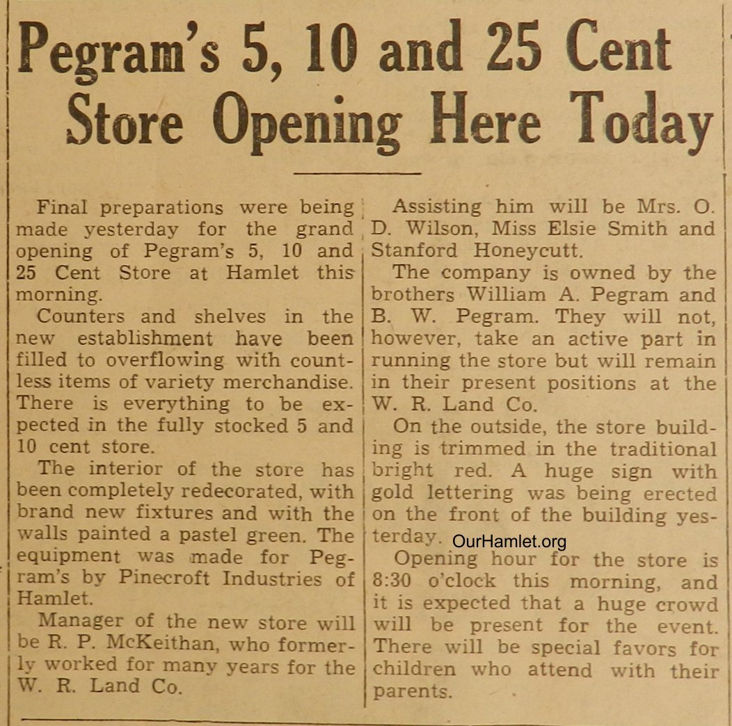 1949 Pegrams 5 and 10 OH.jpg