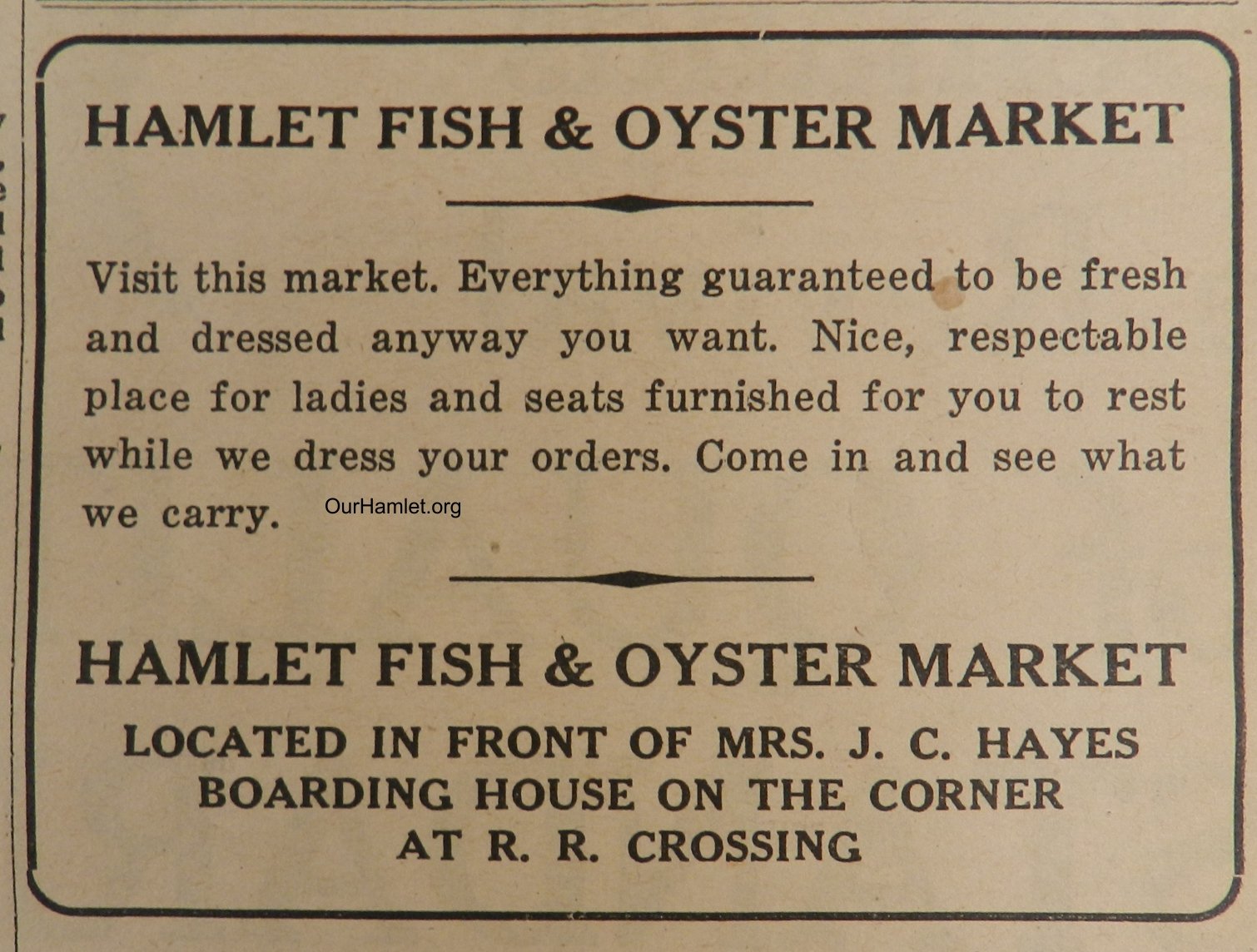 1933 Hamlet Fish and Oyster Market OH.jpg