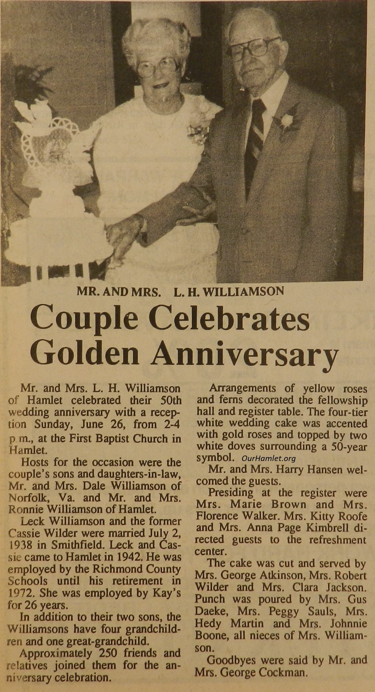 1988 L H Williamson 50th OH.jpg