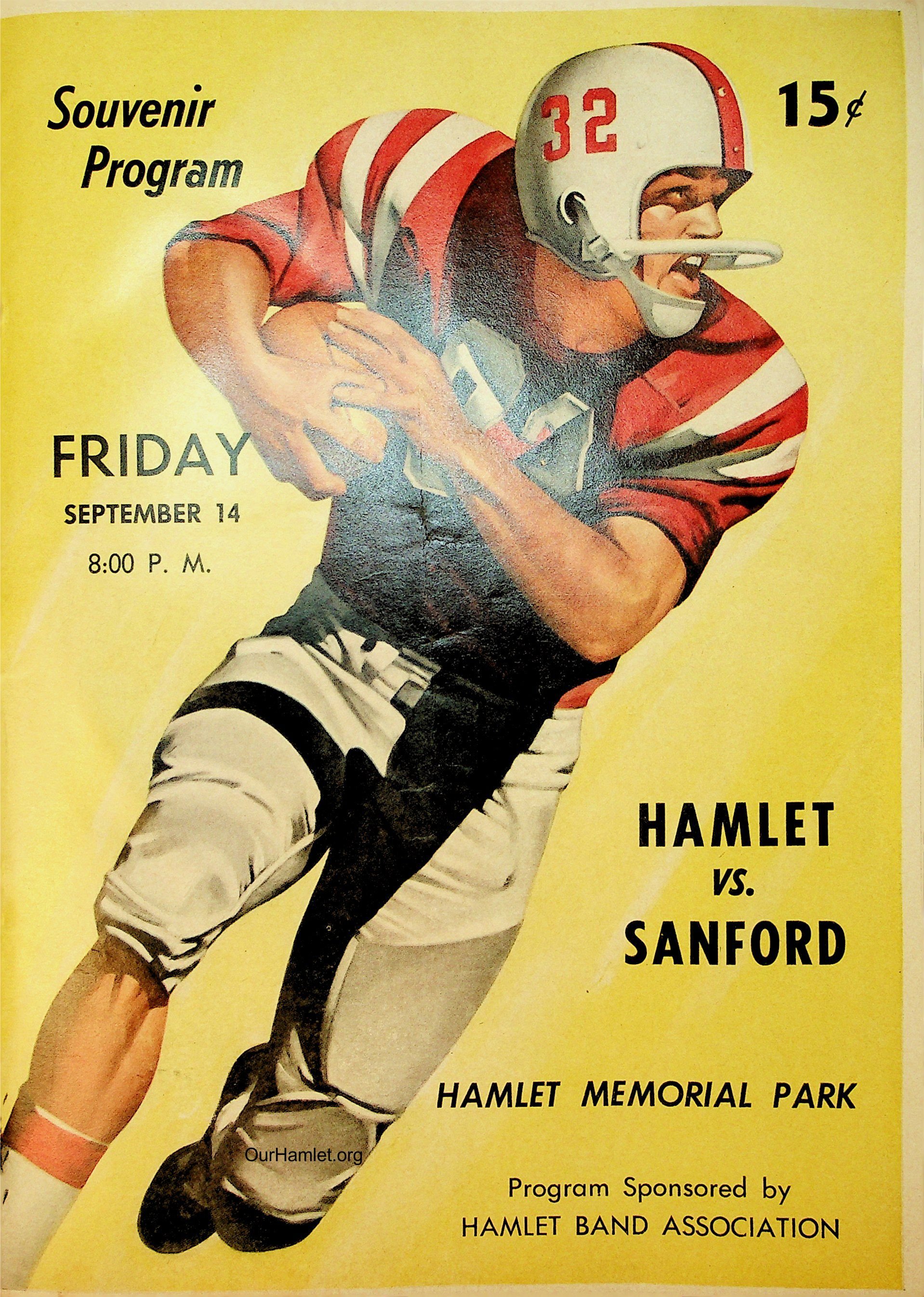 1962 Hamlet vs Sanford Program a OH.jpg