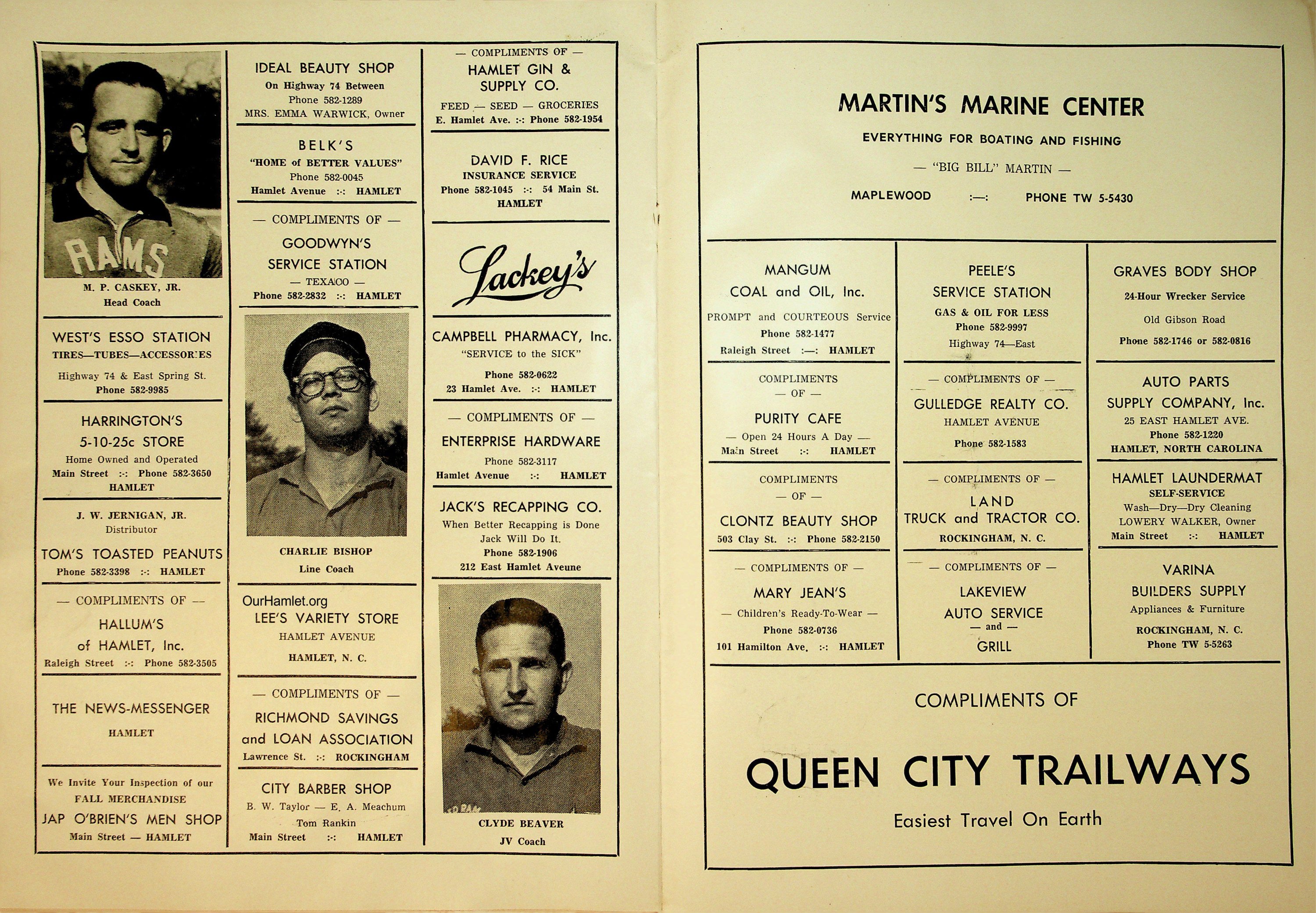 1962 Hamlet vs Sanford Program c OH.jpg