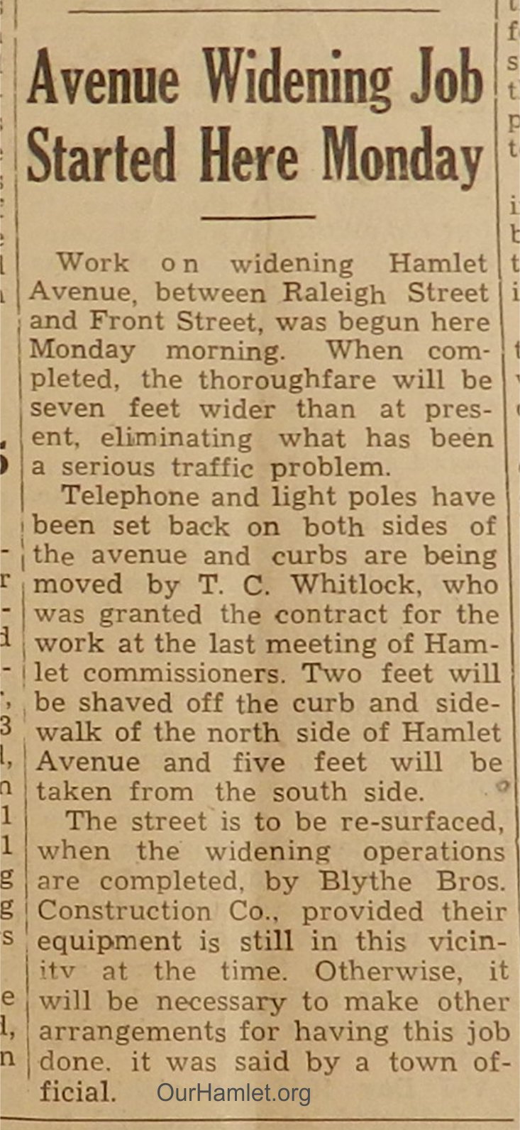 1947 Hamlet Ave widening OH.jpg