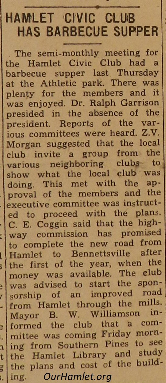 1938 Hamlet Civic Club OH.jpg