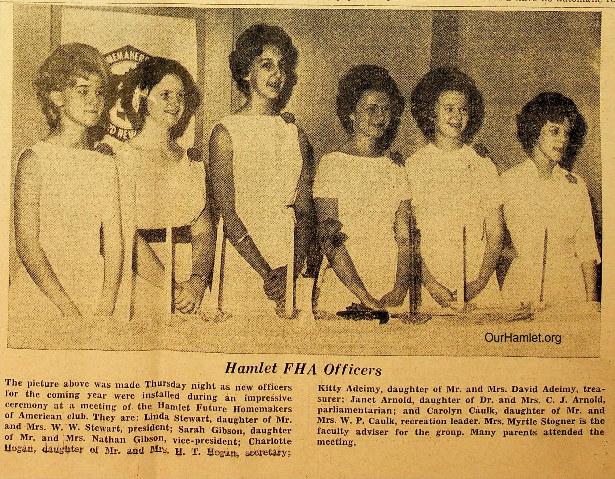 1963 FHA Officers OH.jpg