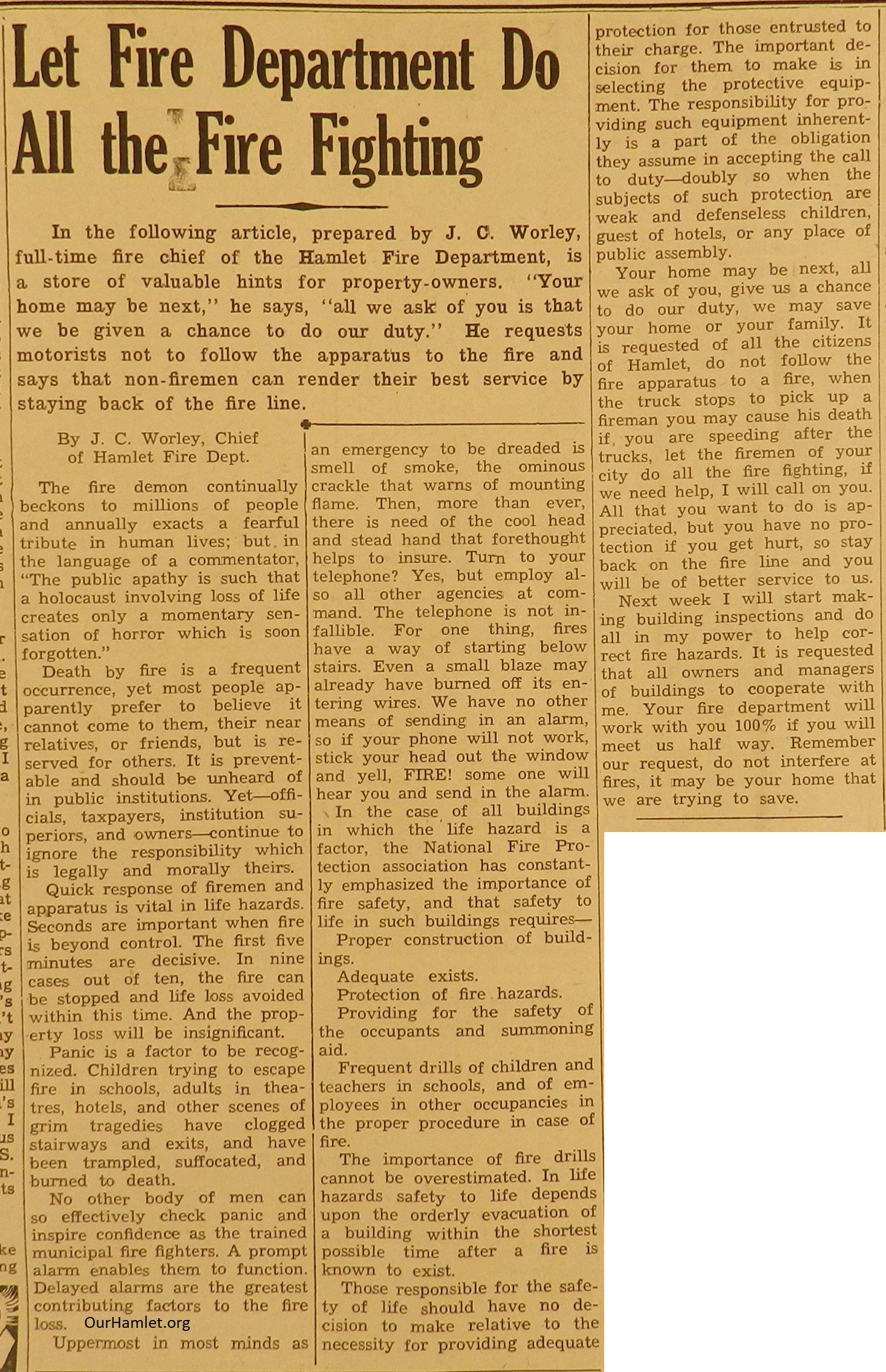 1941 Hamlet Fire Department OH.jpg