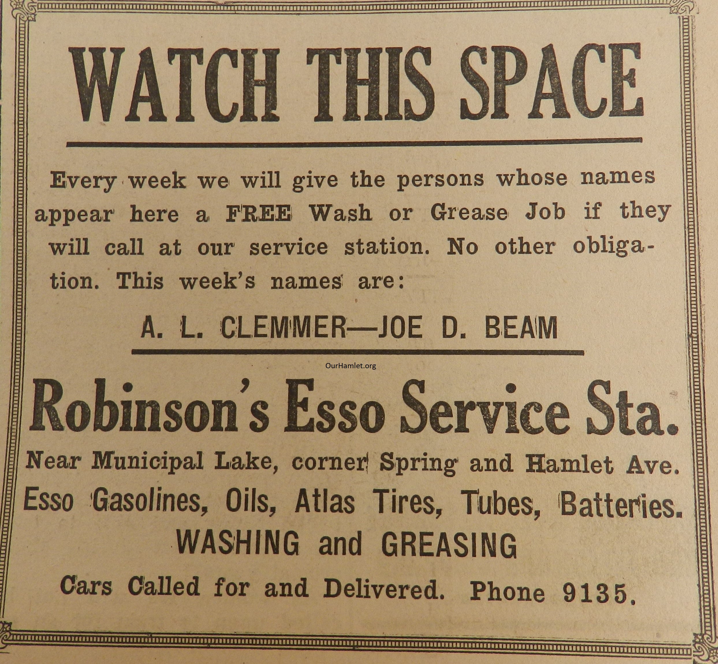 1941 Robinson's Esso OH.jpg