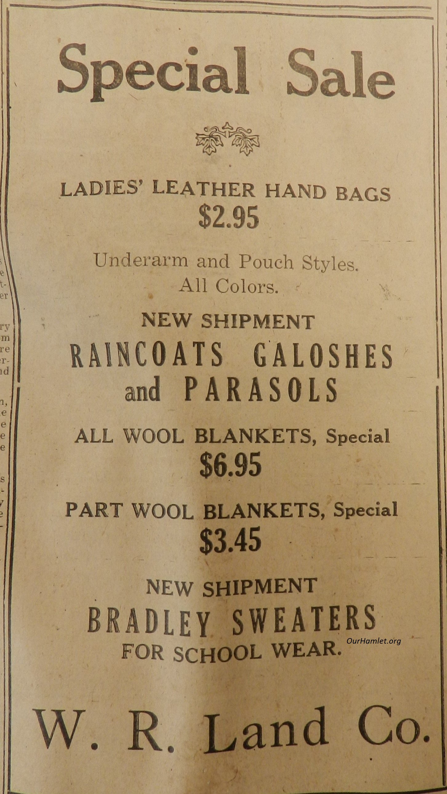 1928 W R Land Co OH.jpg