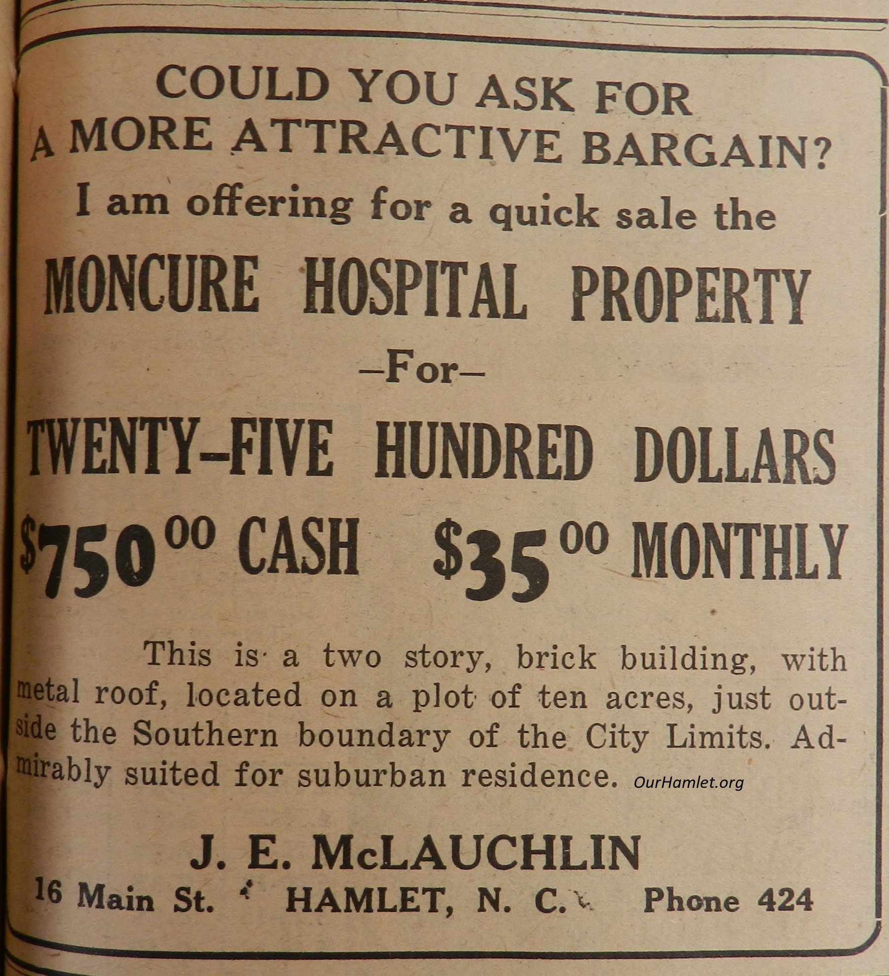 1933 Moncure Property Sale OH.jpg