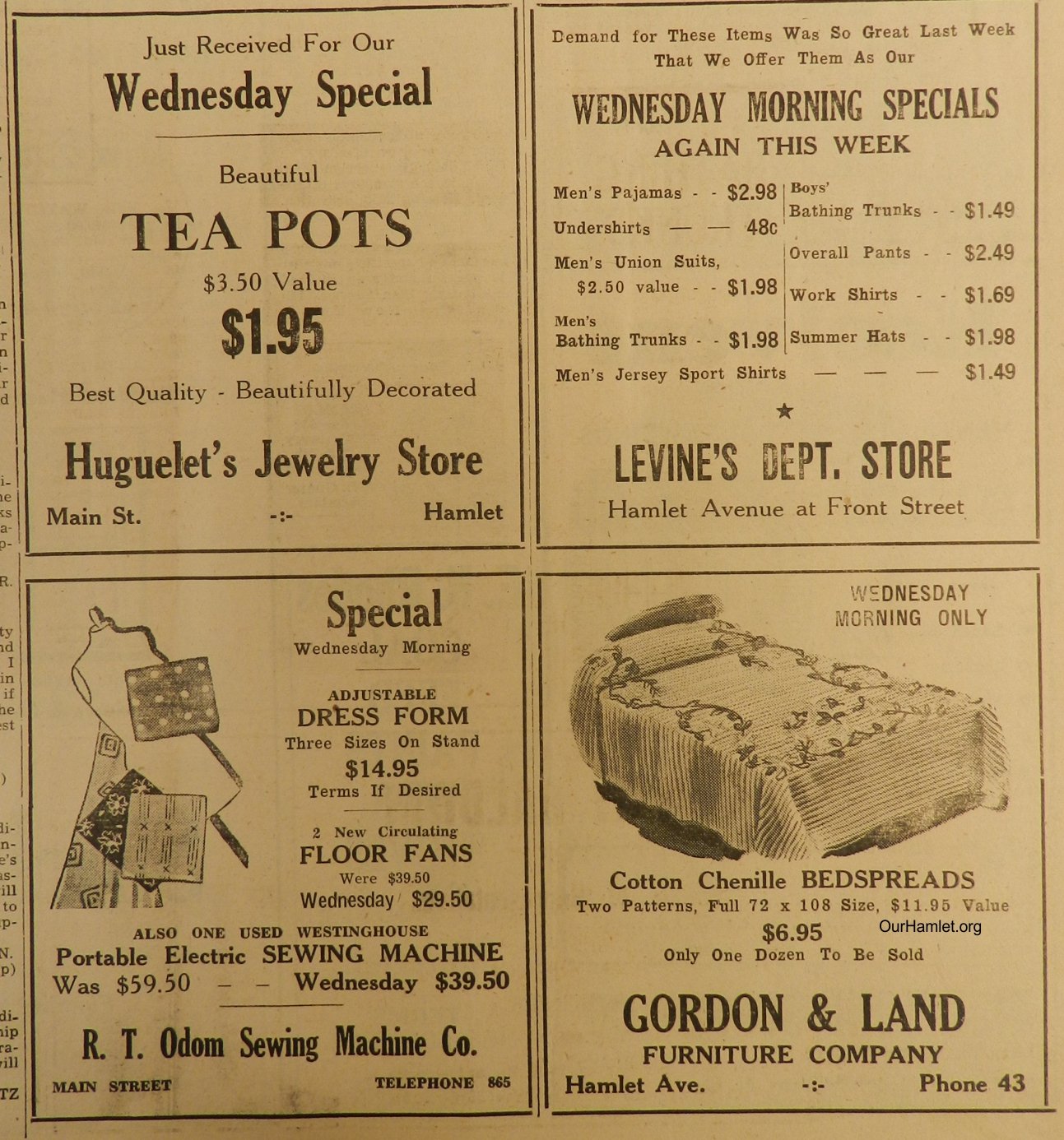 1948 Wednesday specials OH.jpg