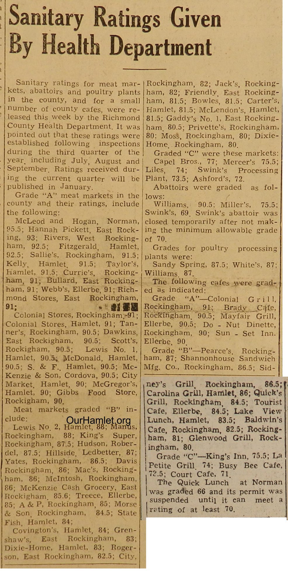 1951 Sanitary Ratings OH.jpg