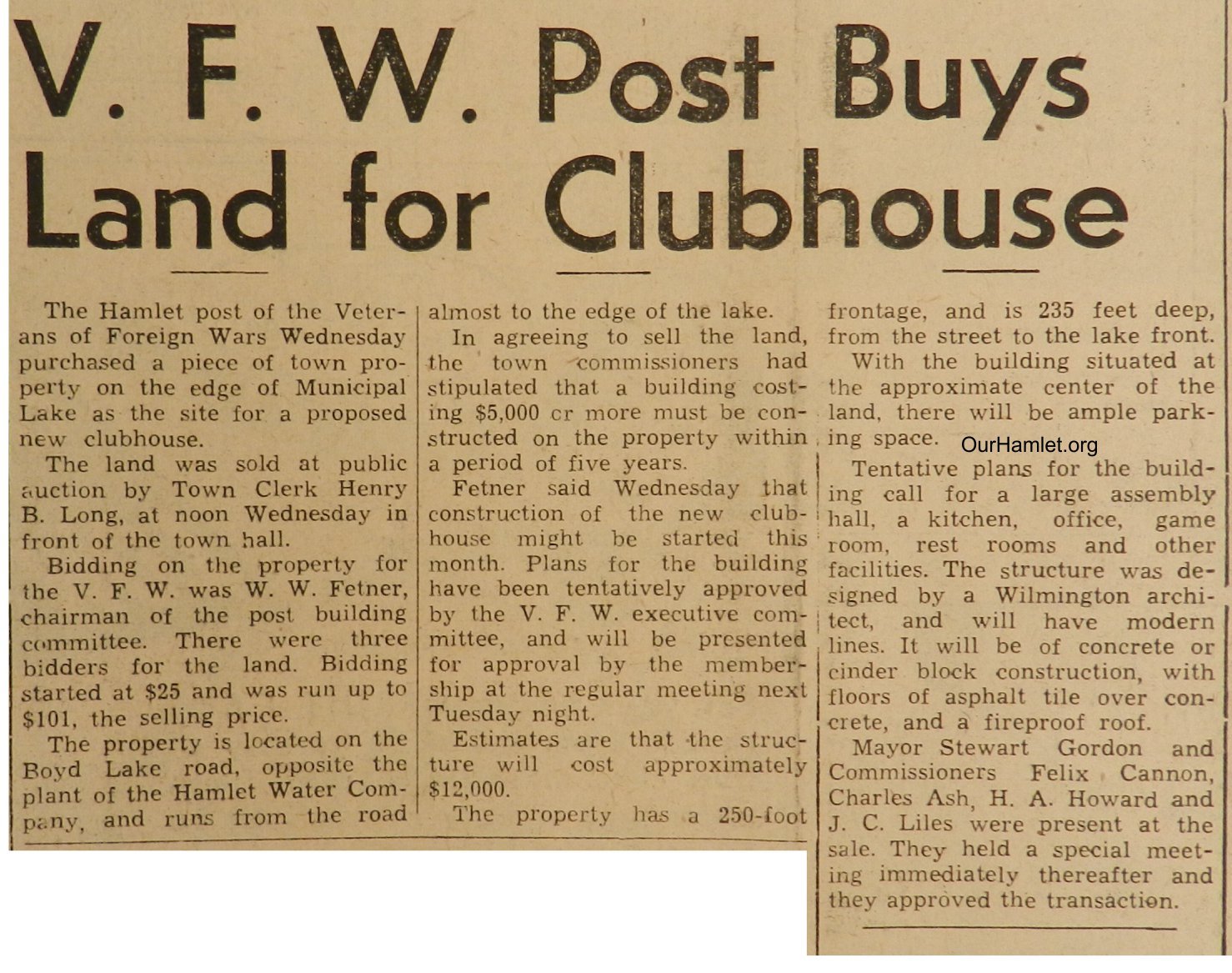 1951 VFW buys Land OH.jpg