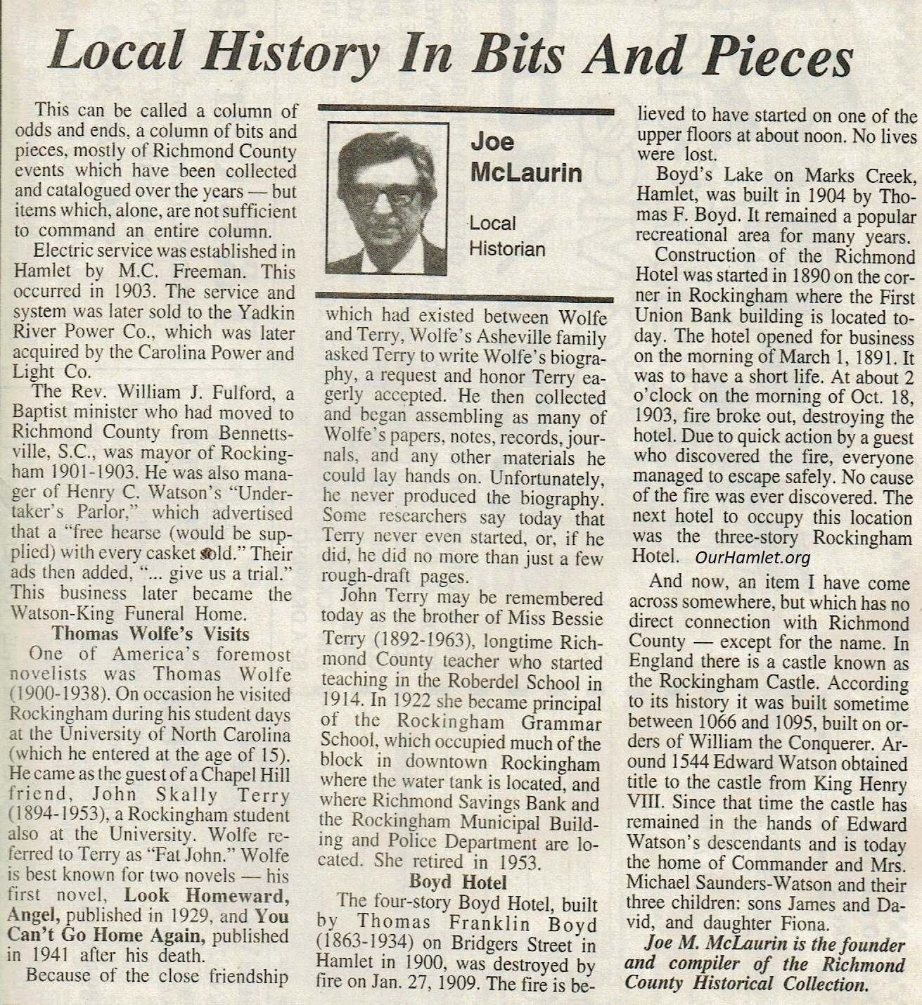 Joe McLaurin - Local History in Bits and Pieces OH.jpg