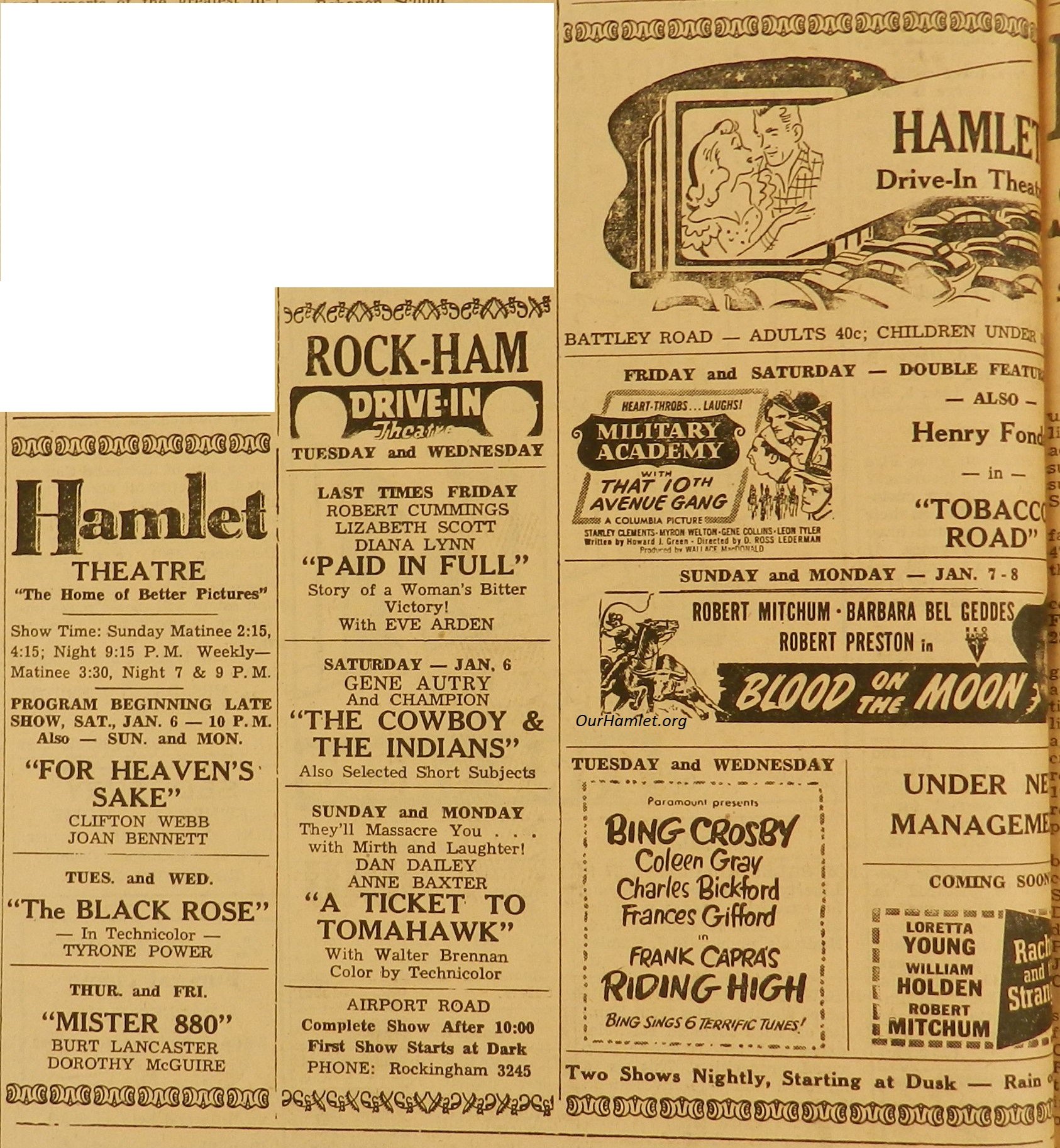 1951 Theater ads OH.jpg