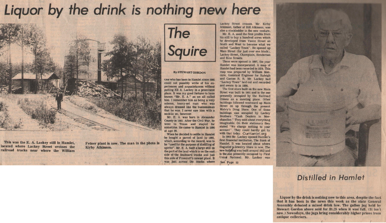 The Squire - Liquor by the drink is not new here1 OH
